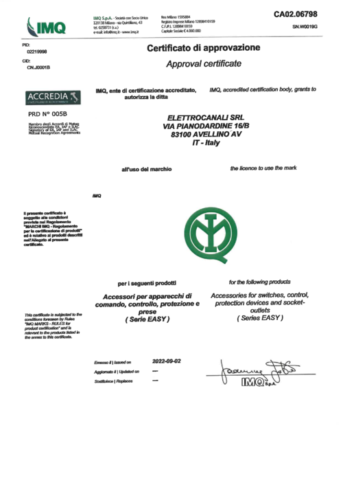 CERTIFICATO IMQ EASY ACCESSORI.pdf