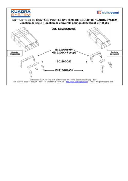 Instructions de montage KUADRA GU9055_R.pdf