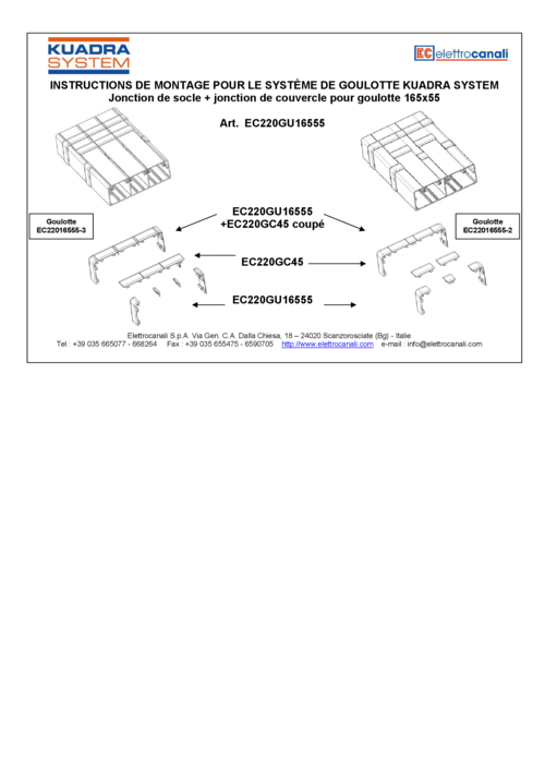 Instructions de montage KUADRA GU16555_R.pdf